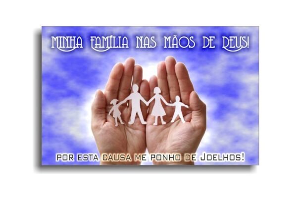 família nas mãos de deus